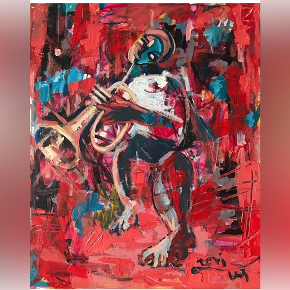 Jazz painting limited edition wall art print